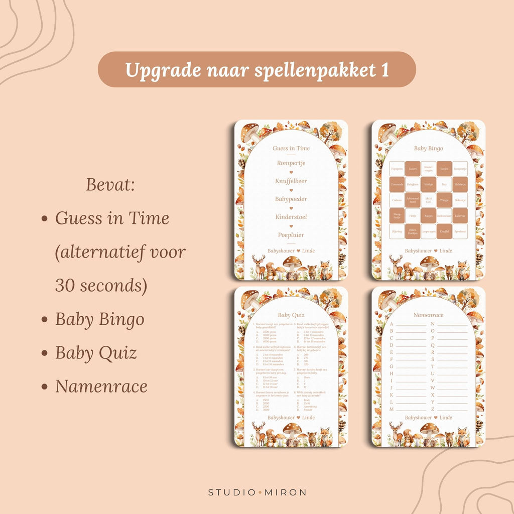 Baby Bingo | Bosdieren