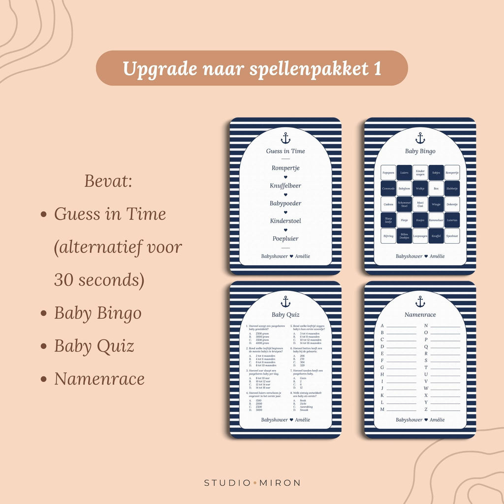 Baby Quiz | Navy Blue