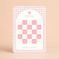 Baby Bingo | Gingham Roze