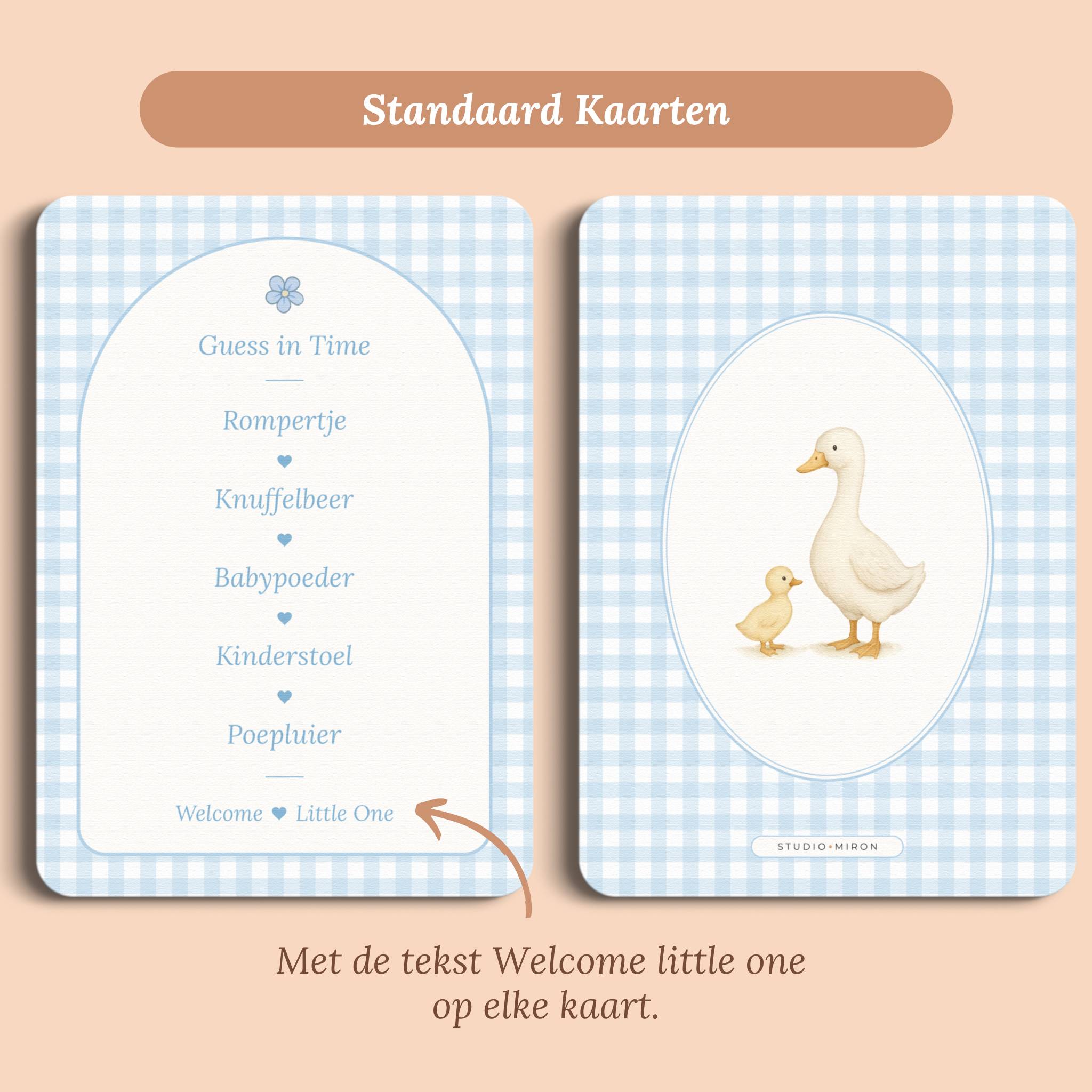 Guess in Time | Gingham Blauw