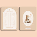 Babyshower spelletjes mamas keuze boho zand voor en achter Studio Miron