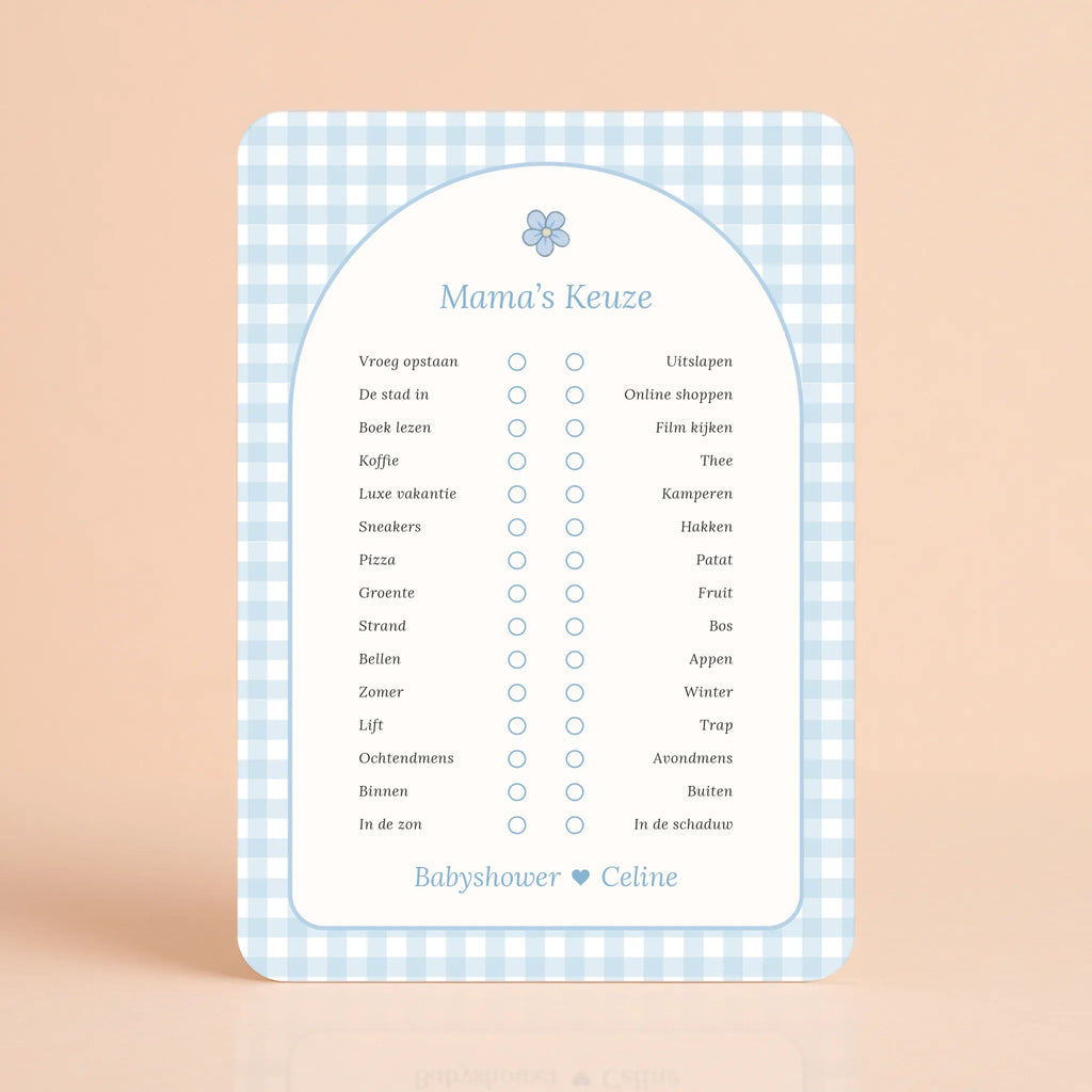 Spellenpakket 2 | Gingham Blauw